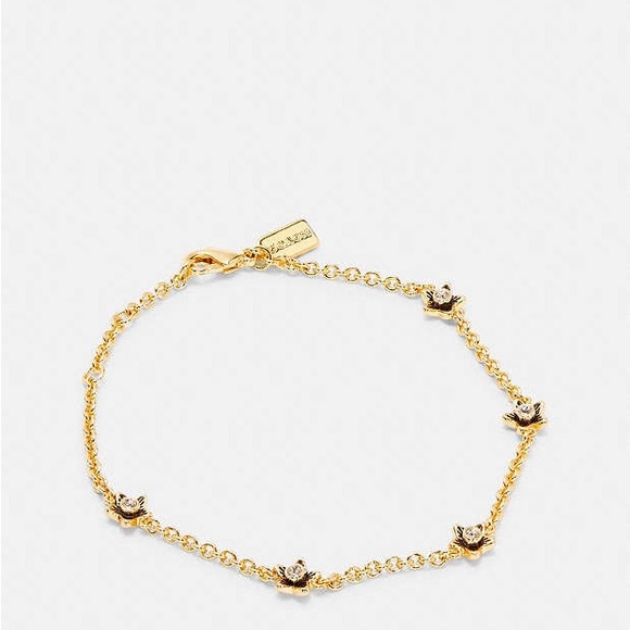 Coach Wildflower Chain Bracelet - Picture 1 of 3